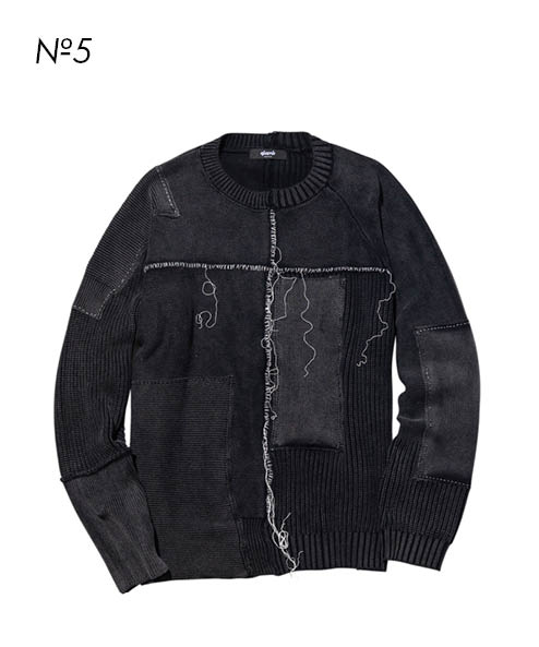 GB0422/KNT02 : Hand Stich Cross Knit