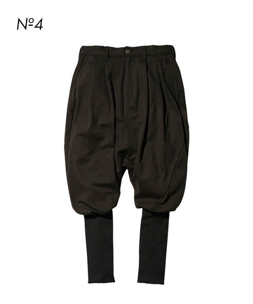 GB0422/P06 : Long Rib Sarrouel Pants