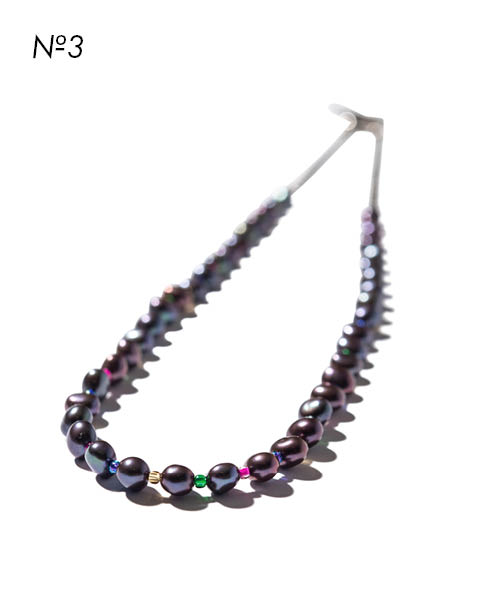 GB0422/AC01 : Black Pearl Necklace