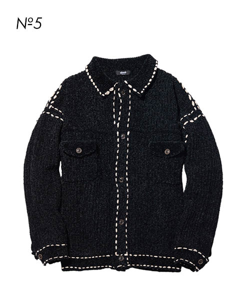 GB0422/JKT07 : Stitch Knit JKT