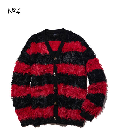 GB0422/KNT09 : Fuzzy Border Cardigan