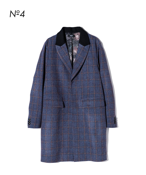 GB0324/JKT14 : No Button Chester Coat