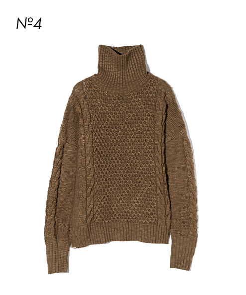 GB0324/KNT16 : Fisherman Turtle Neck Knit