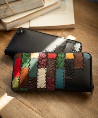 縦×横10×19glambグラムGaudy zip wallet by JAM HOMEMADE