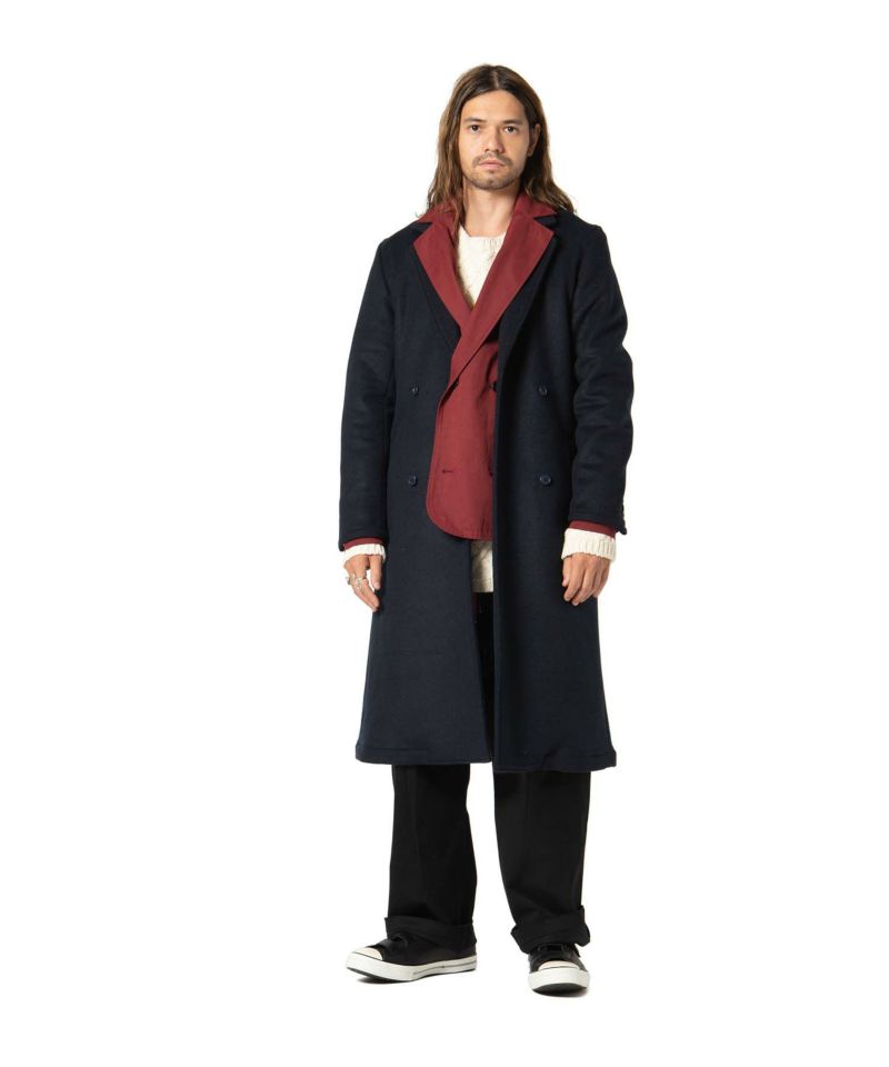 セール】No Button Chester Coat / ノーボタンチェスターコート