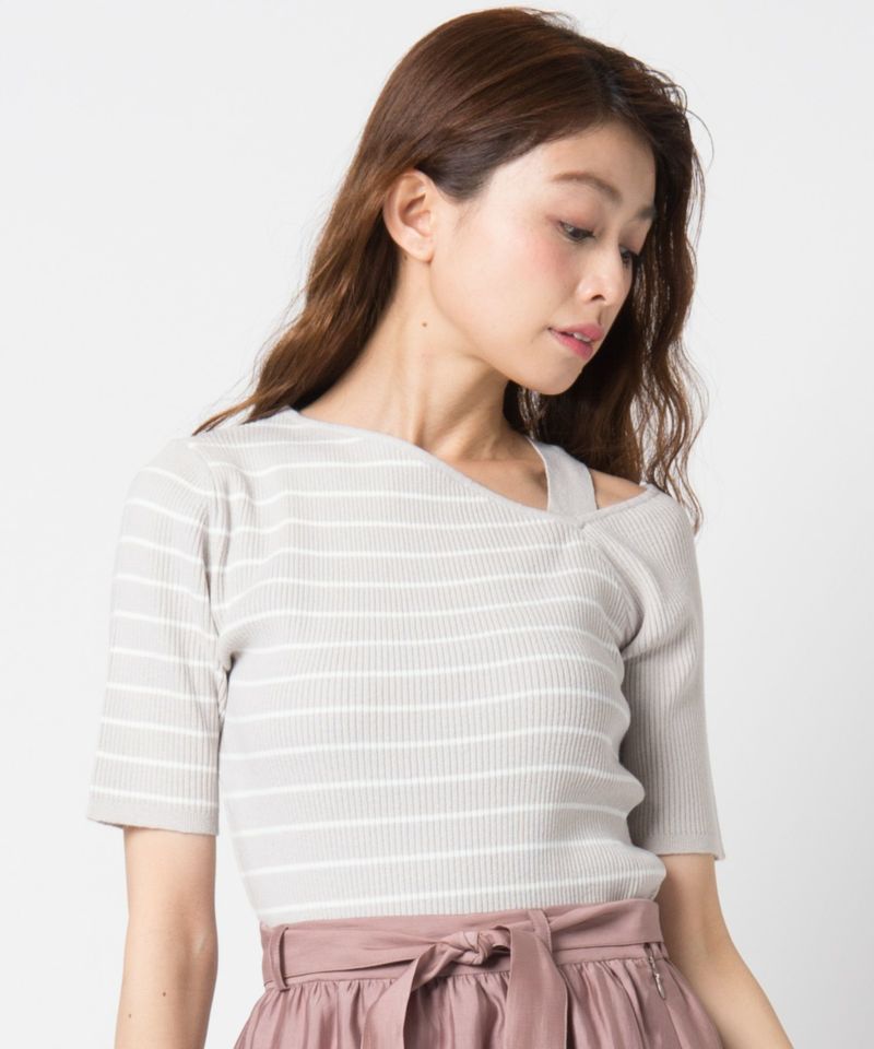 Deli border knit:LY19SM / KNT01 | LAYMEE Online Store公式通販