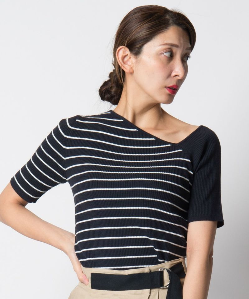 Deli border knit:LY19SM / KNT01 | LAYMEE Online Store公式通販