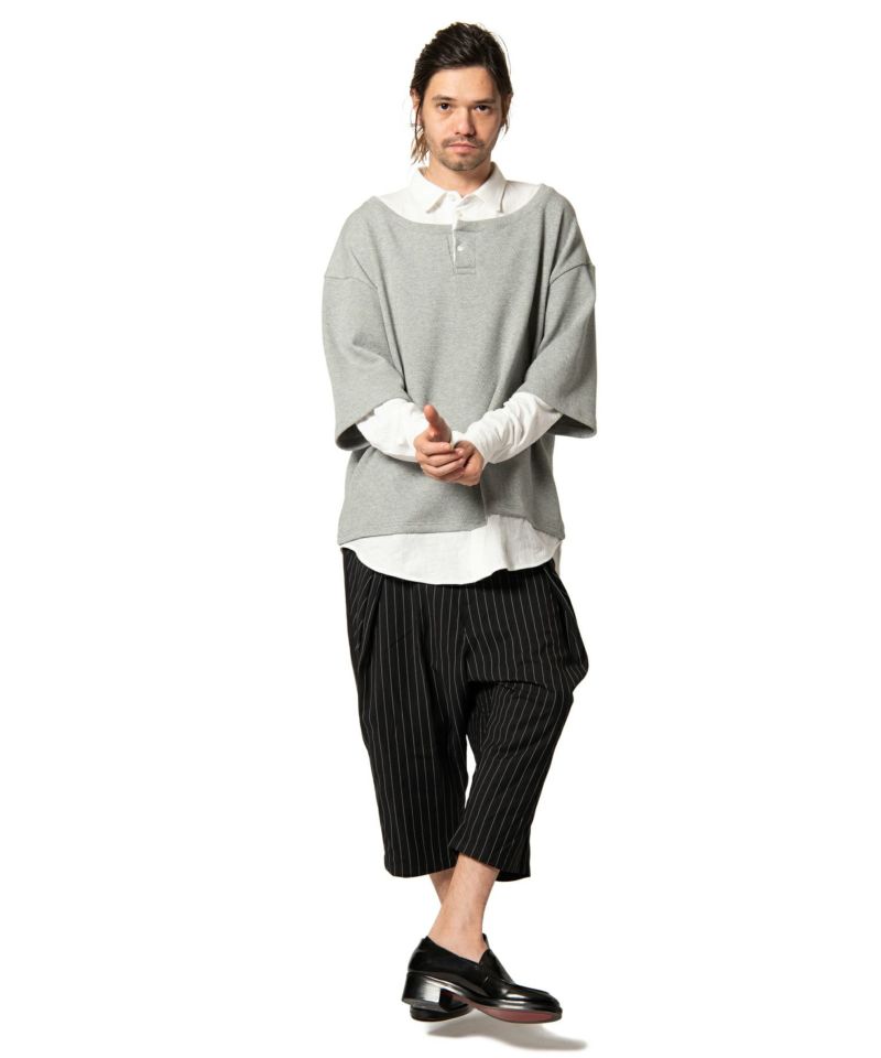 GB0219/P07 : Marco cropped pants/マルコクロップドパンツ