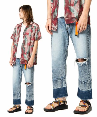 エルミークロップドデニム(glamb/グラム) GB0219/P15 エルミークロップドデニム(glamb/グラム) GB0219/P15