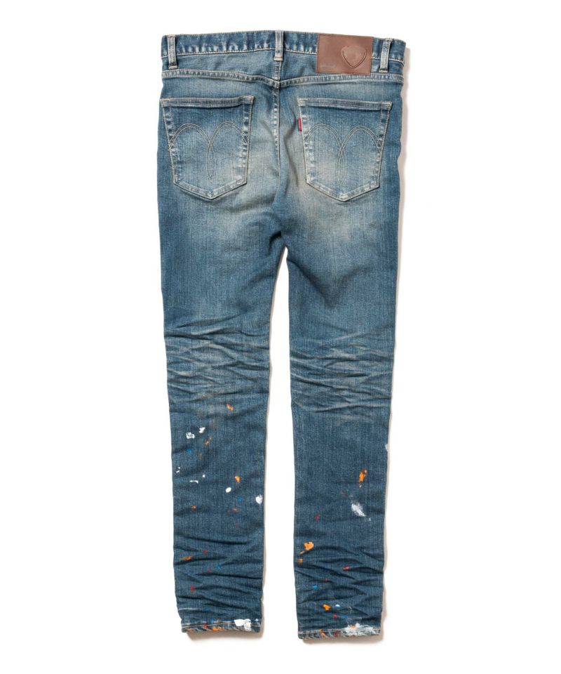 GB0319/P02 : Kurt damaged denim/カートダメージデニム