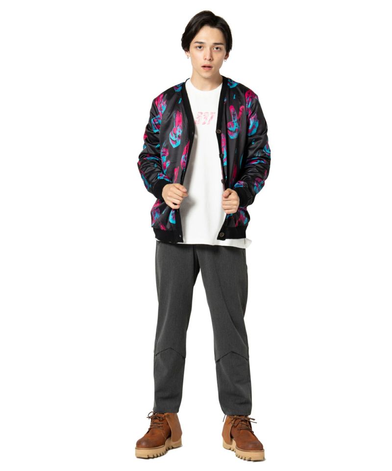 glamb（グラム）の「glamb グラム / Tweed reversible cardigan