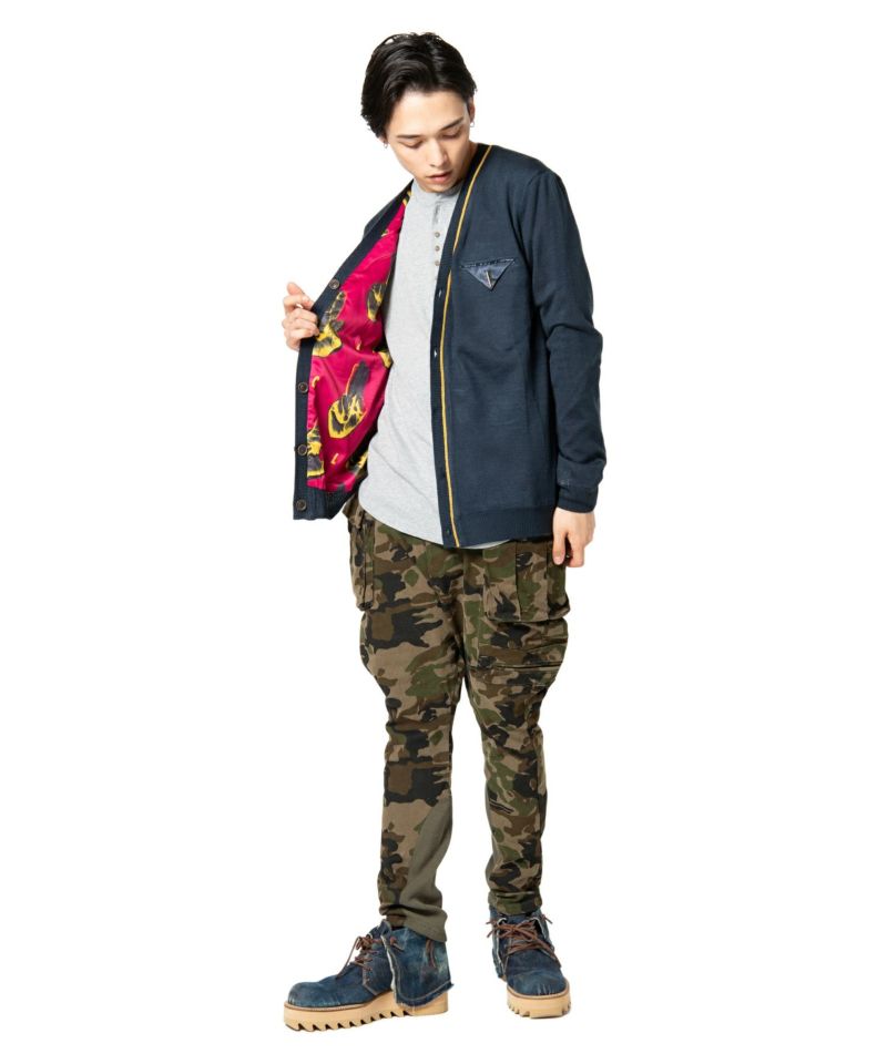 glamb（グラム）の「glamb グラム / Tweed reversible cardigan