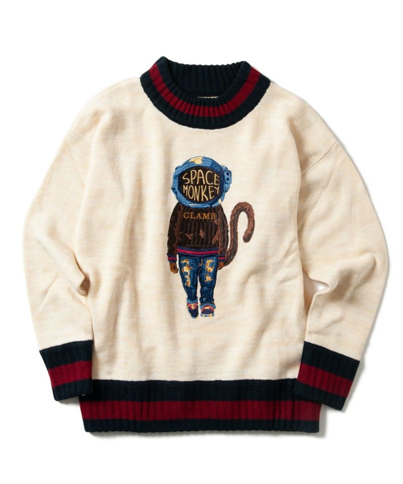 GB0419/KNT07 : SPACE MONKEY knit/スペースモンキーニット