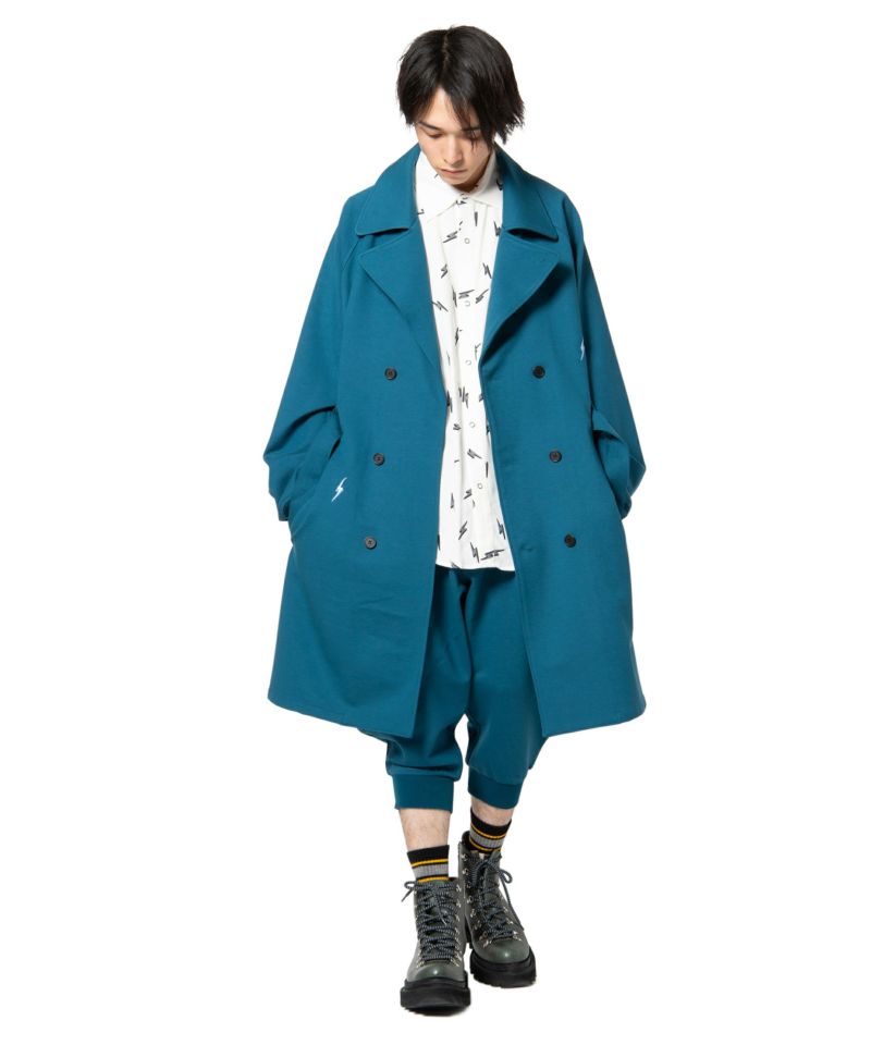 glamb】グラム ベージュ 花柄 リバーシブル トレンチコート 2(M