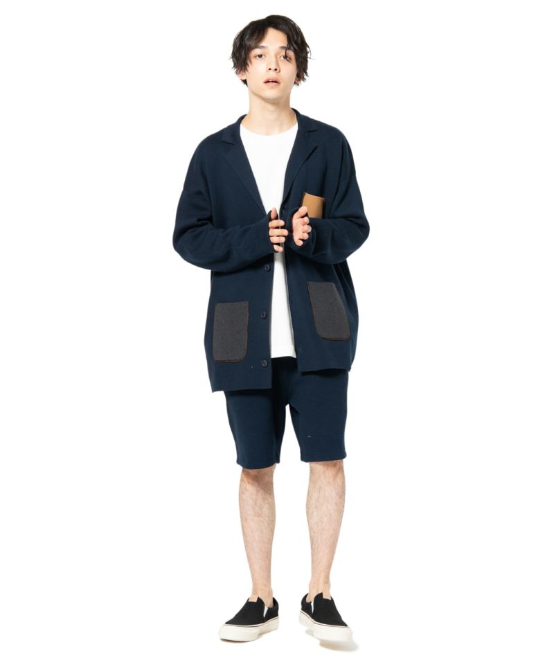 GB0120/KNT03 : Relax knit tailored JKT/リラックスニットテーラードジャケット