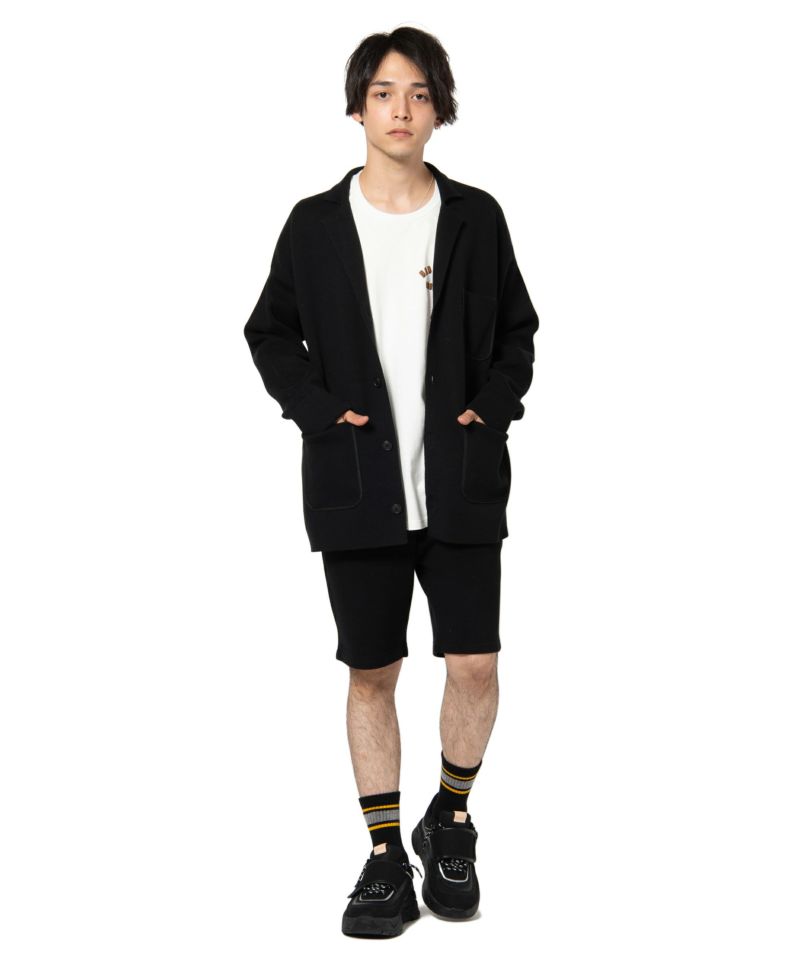 GB0120/KNT03 : Relax knit tailored JKT/リラックスニットテーラードジャケット