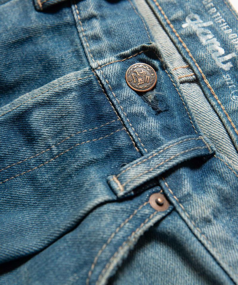 GB0120/P02 : GB remake wide denim/ジービーリメイクワイドデニム