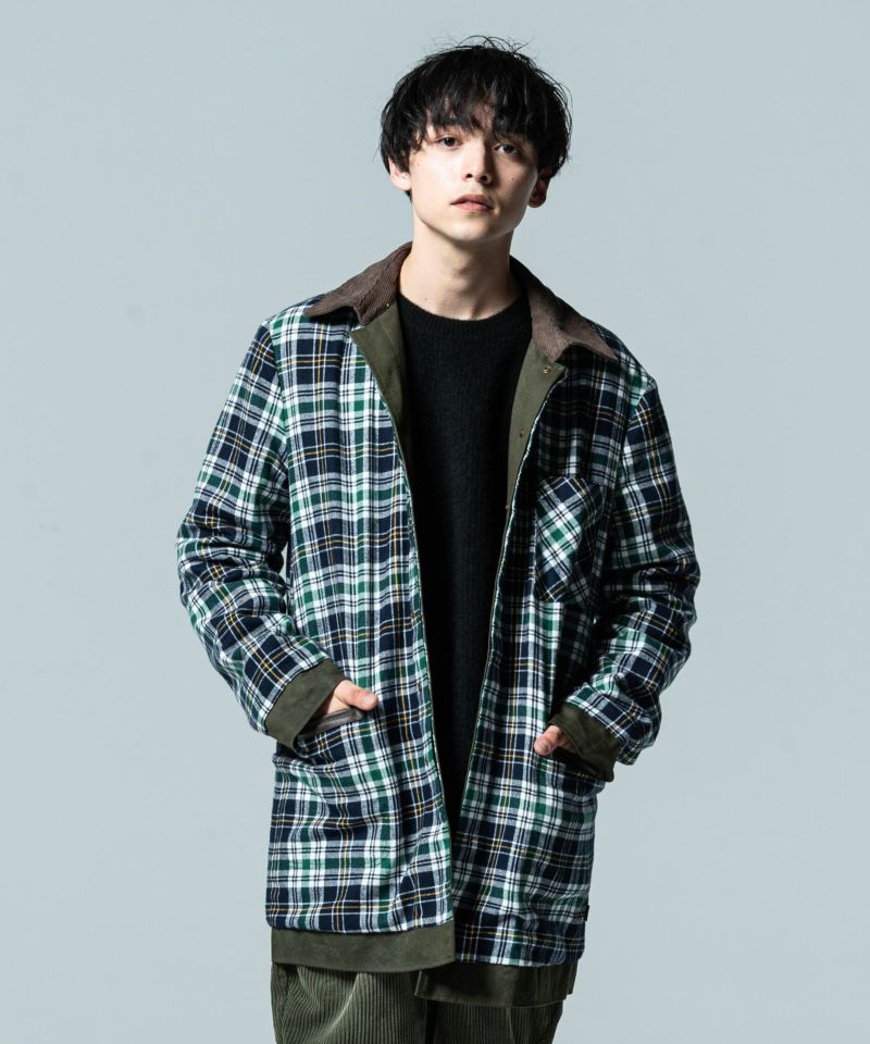 GB0320/JKT08 : Reversible hunting coat/リバーシブルハンティングコート