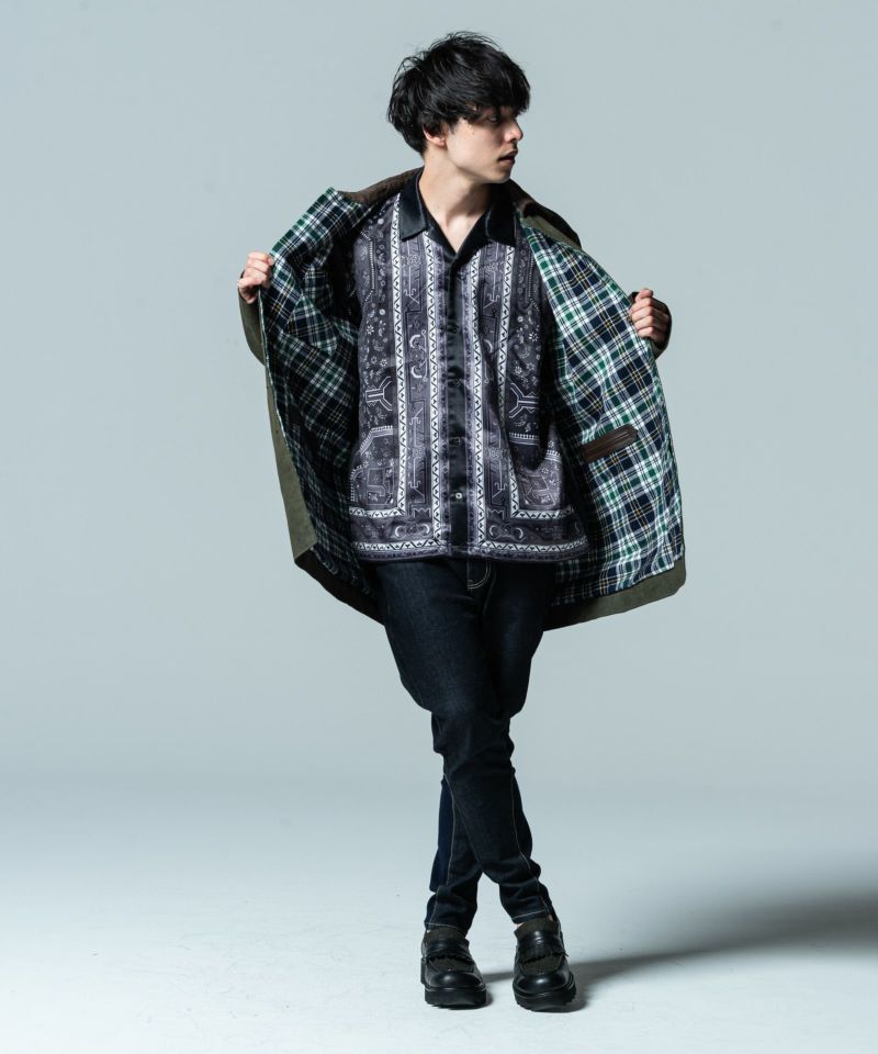 GB0320/JKT08 : Reversible hunting coat/リバーシブルハンティングコート