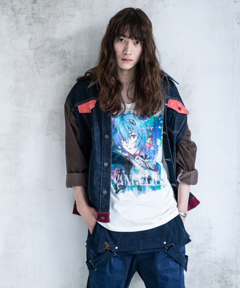 レイTシャツ(EVANGELIONコラボ/glamb/グラム) GB0220/EV01