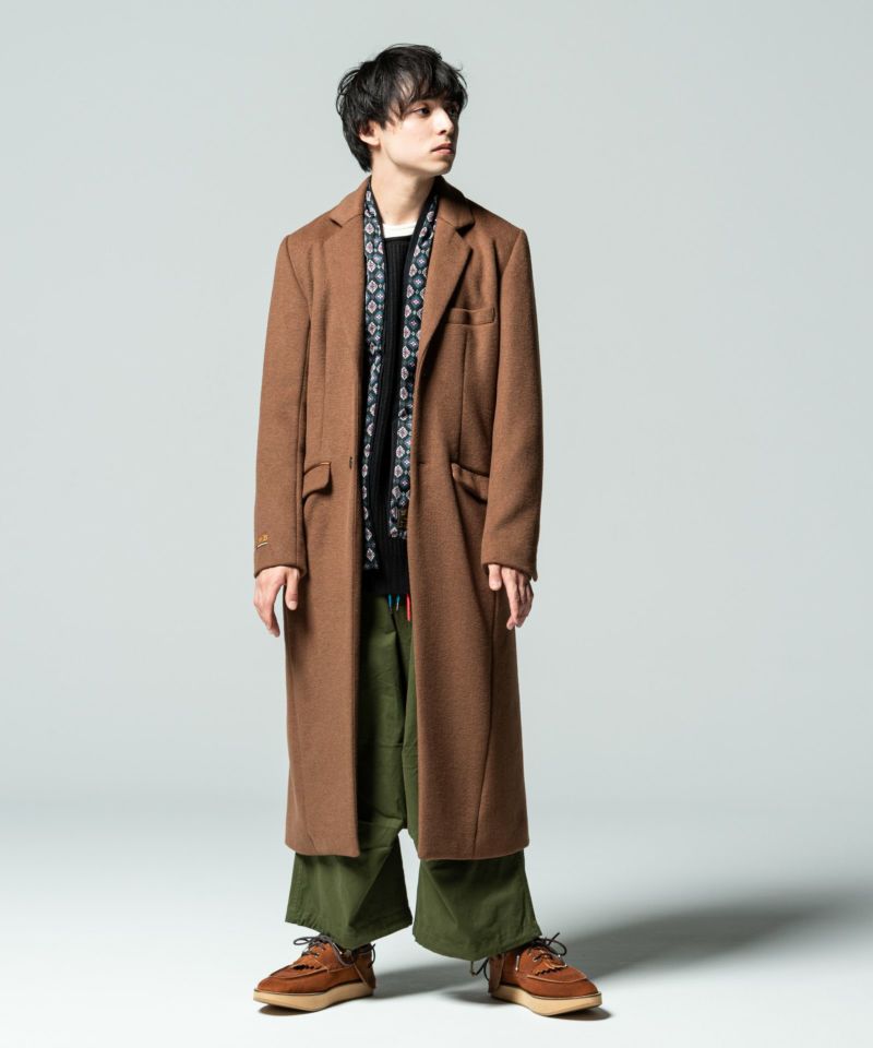 GB0420/JKT08 : Long chester coat/ロングチェスターコート