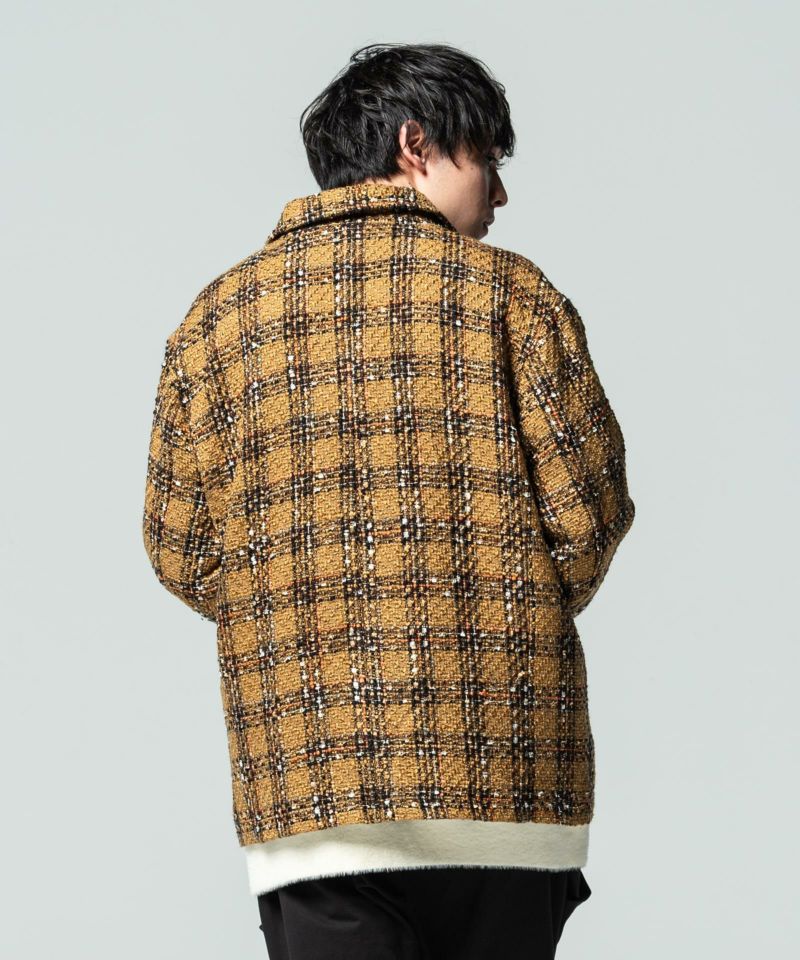 GB0420/JKT12 : Fancy tweed JKT/ファンシーツイードジャケット