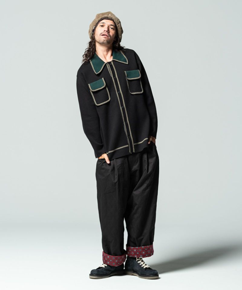 glamb 【glamb(グラム)】Flower Jacquard Line Pants フラワー