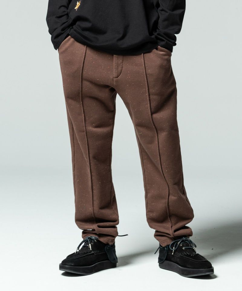 GB0420/P10 : Color nep sweat slacks/カラーネップスウェットスラックス