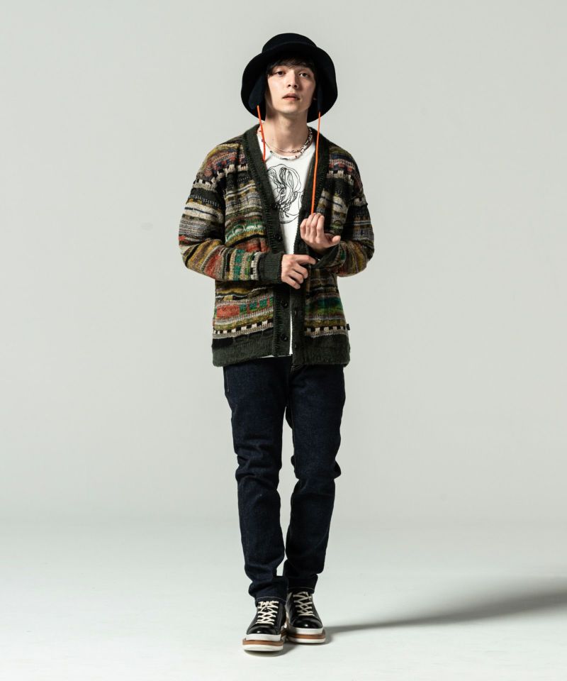 GB0121/KNT10 : Legget cardigan/ラゲットカーディガン