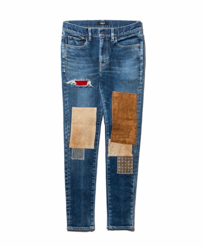 GB0121/P03 : Kurt damaged denim/カートダメージデニム