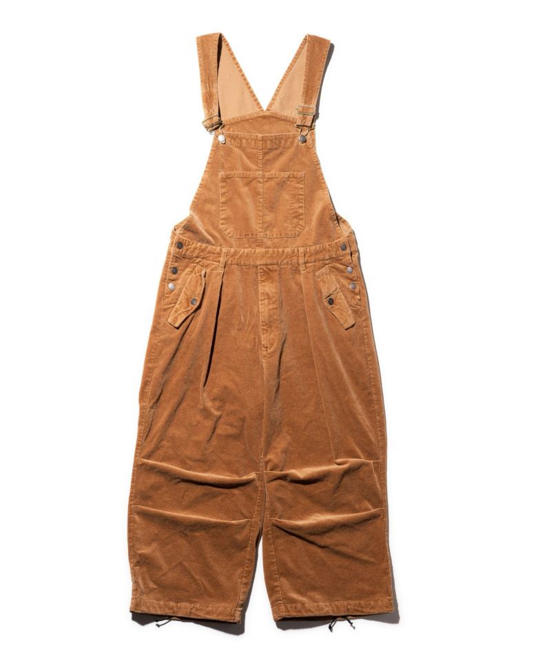 GB0121/P11 : Corduroy big overall/コーデュロイビッグオーバーオール