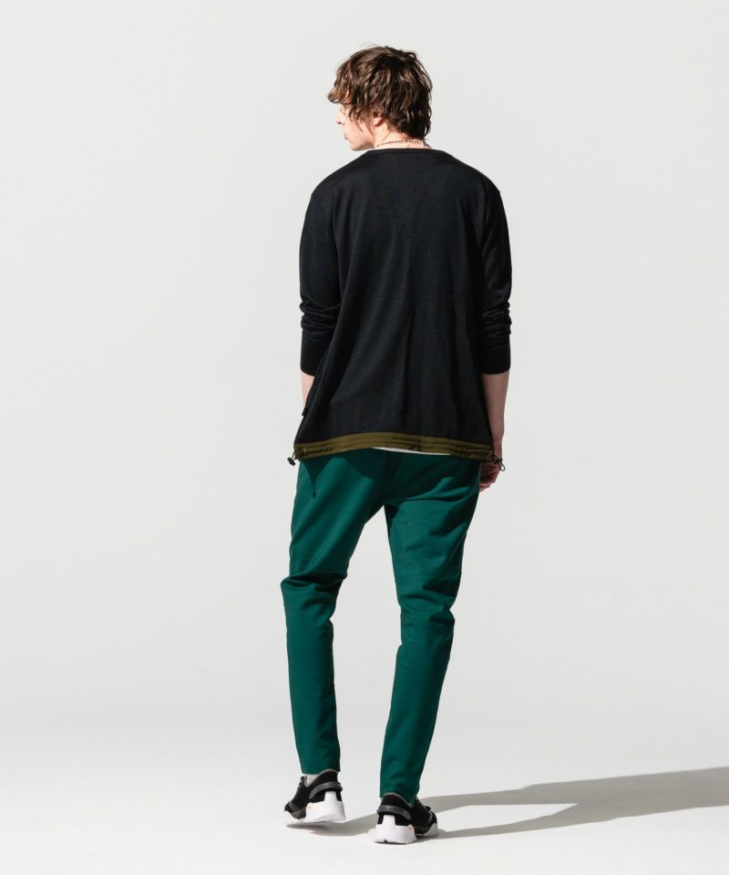 GB0221/P13 : Sarrouel skinny track pants/サルエルスキニートラックパンツ