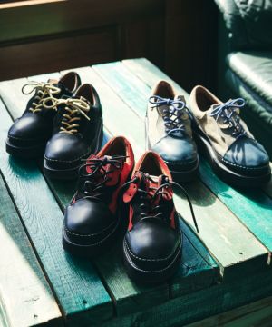 GB0221/AC05 : Unfinished double sole shoes/アンフィニッシュトダブルソールシューズ