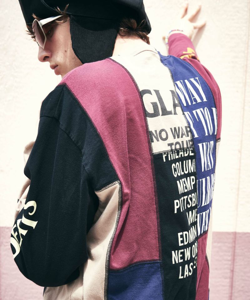 glamb グラム ガウディアギーカットソー ロングスリーブ パッチ