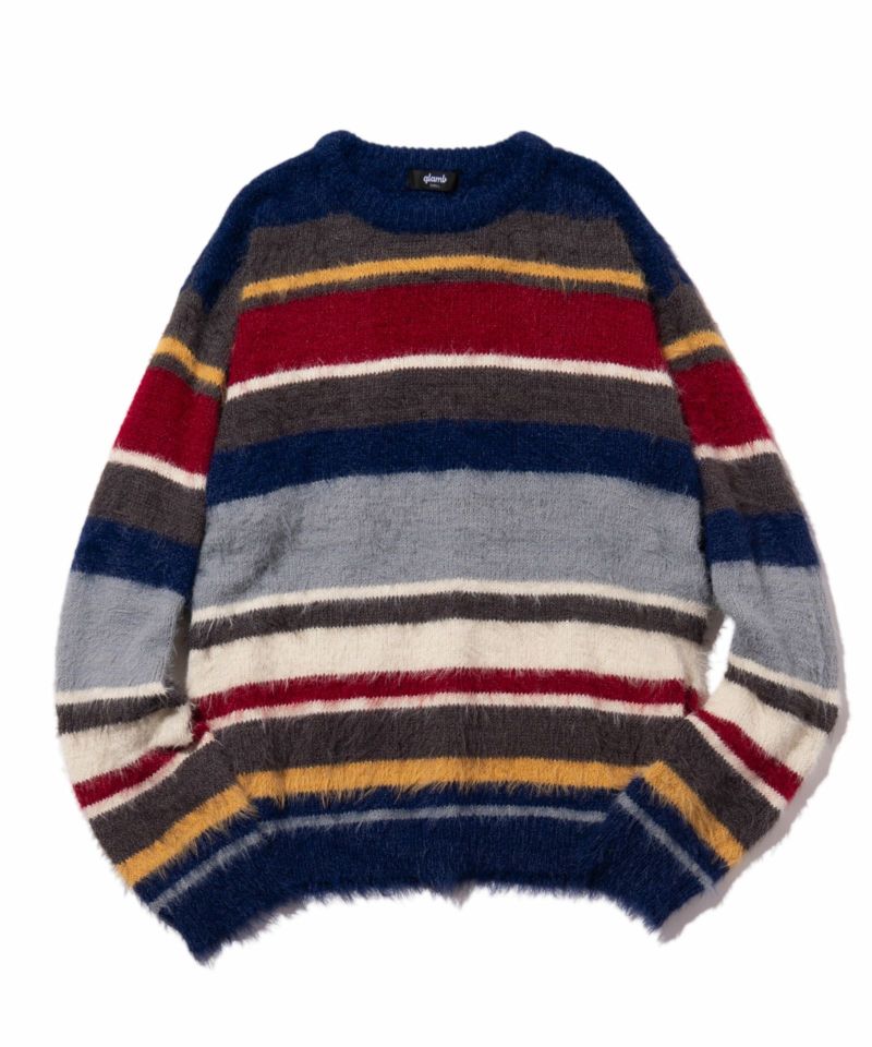 GB0321/KNT02 : Byron border knit/バイロンボーダーニット