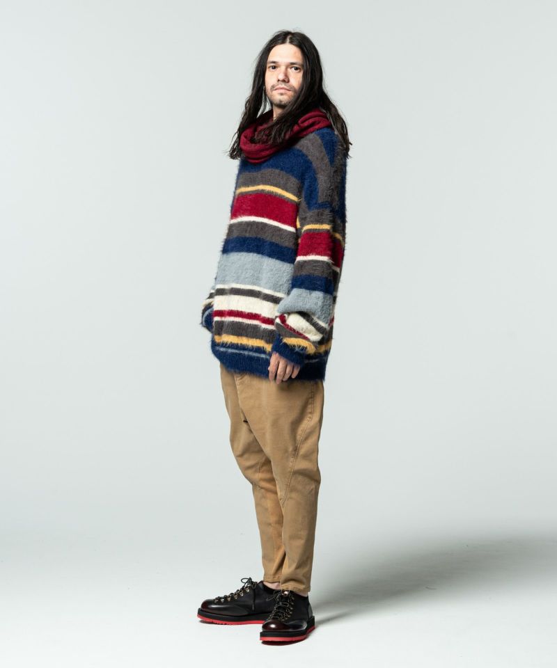 GB0321/KNT02 : Byron border knit/バイロンボーダーニット