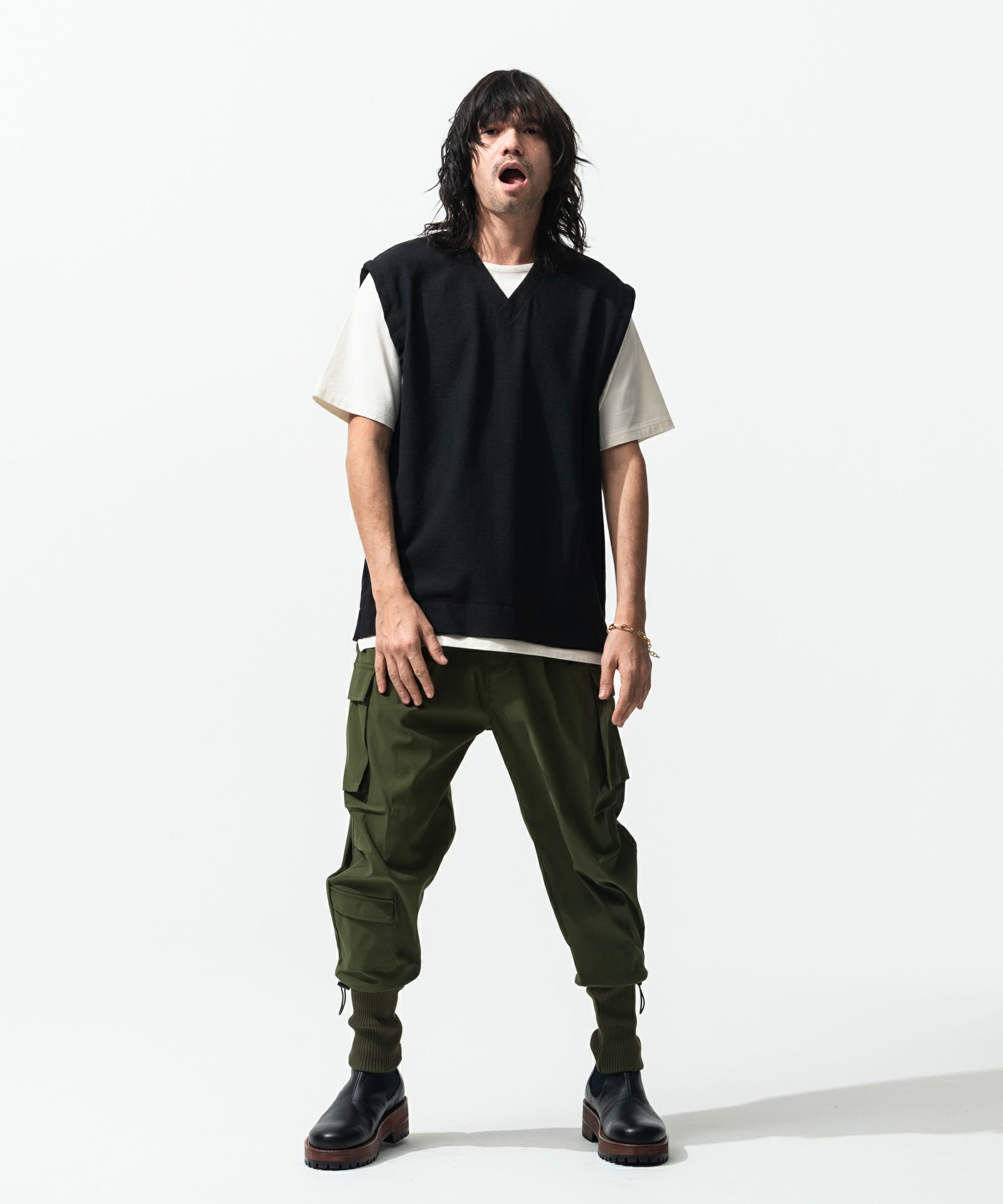 ロングリブカーゴパンツ(glamb/グラム) GB0222/P03 