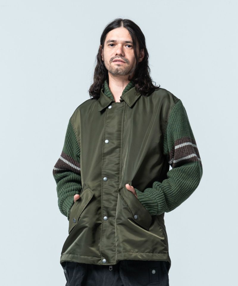 GB0421/JKT04 : Multi Fabric Military JKT/マルチファブリックミリタリージャケット