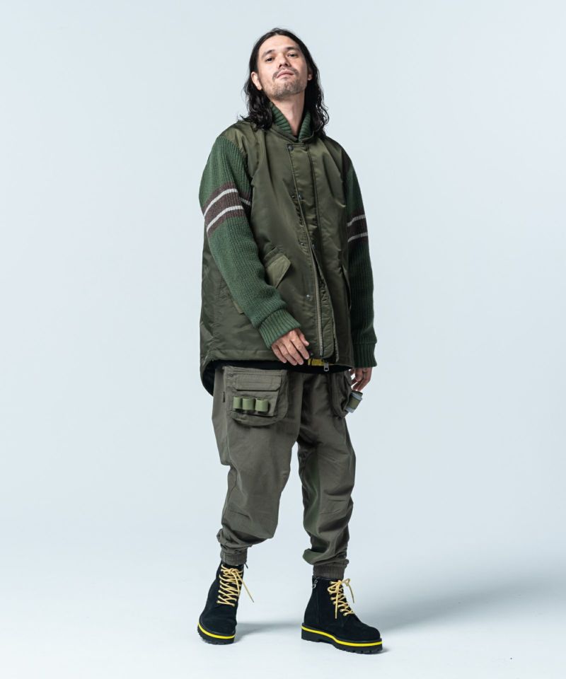 定価3万・新品 glamb（グラム）製品染めミリタリージャケット コート「Helly military JKT」GB0218 /  JKT02（カーキ・1・Sサイズ）｜Yahoo!フリマ（旧PayPayフリマ）
