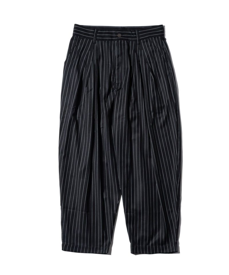 GB0421/P02 : Stripe Baggy Slacks/ストライプバギースラックス