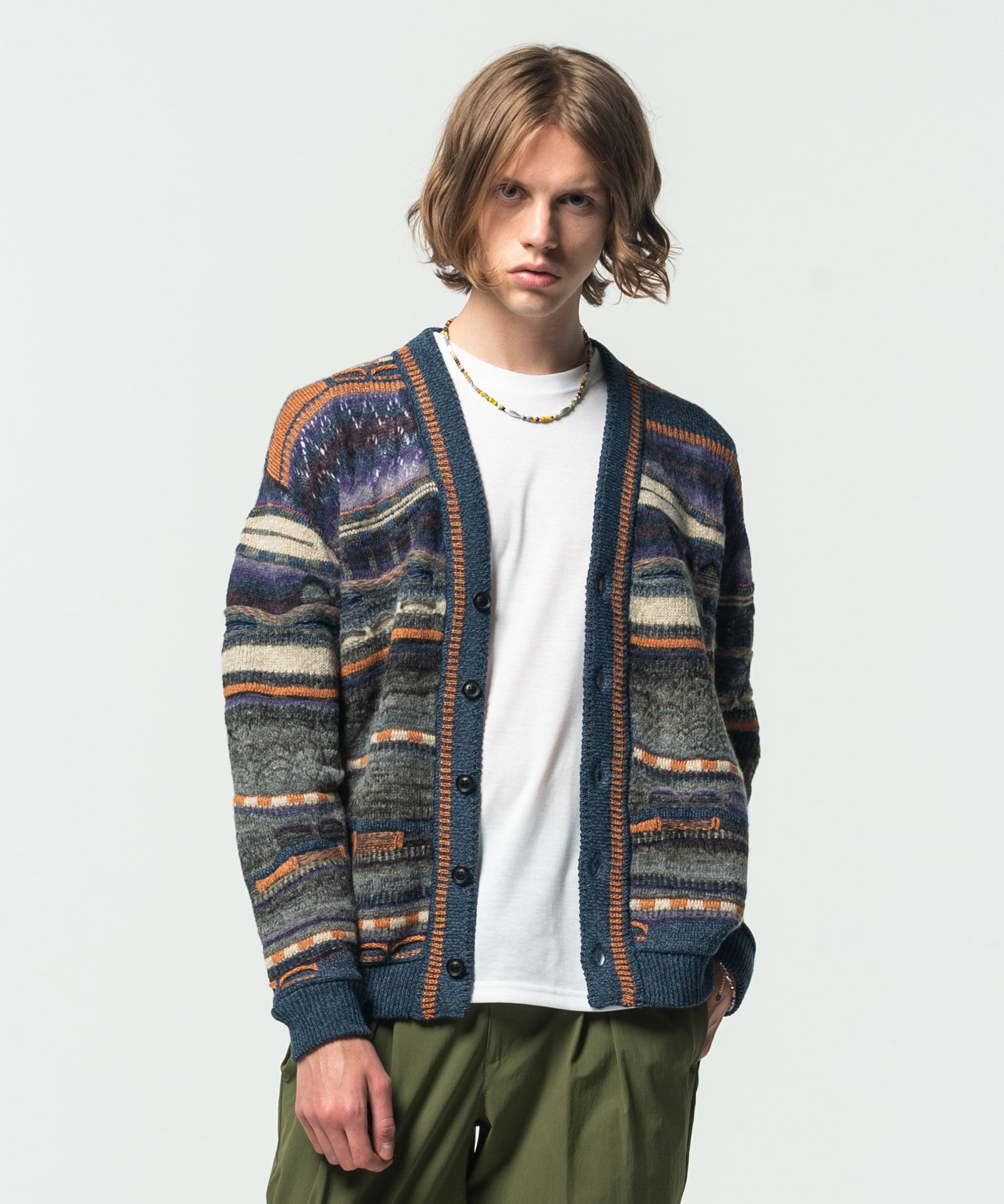 ラゲットカーディガン(glamb/グラム) GB0122/KNT02 