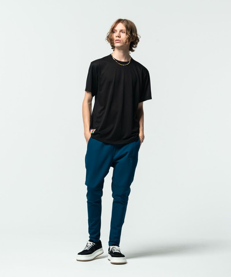 GB0122/P04 : Sarrouel skinny track pants/サルエルスキニートラックパンツ