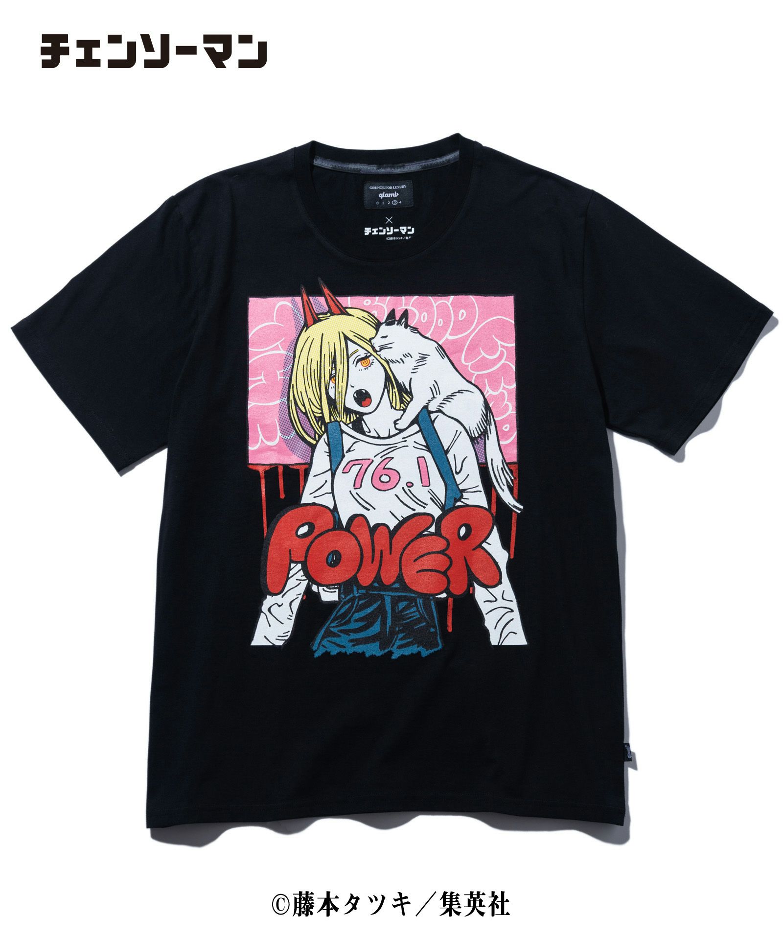 パワーTシャツ(チェンソーマンコラボ/glamb/グラム) GB0122/CM09 