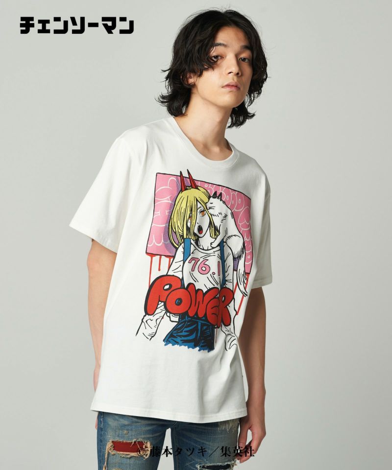 らくらくメ glamb Tシャツ 白 rxVpK-m27106906623 チェンソーマン