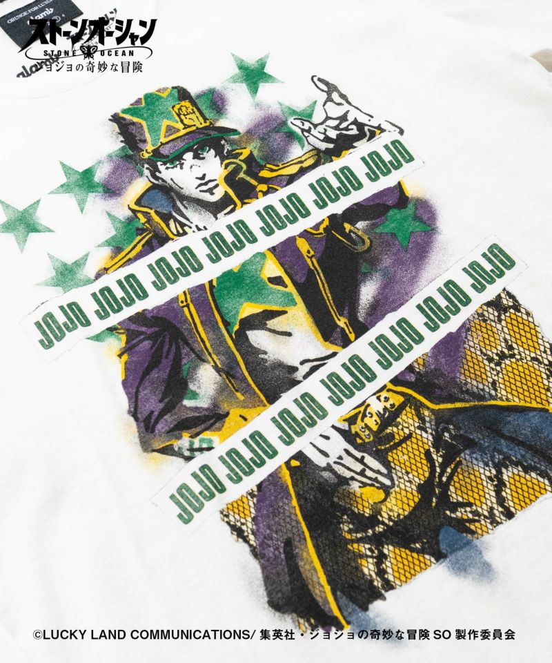 承太郎Tシャツ (ストーンオーシャンバージョン)(((ジョジョコラボ/glamb/グラム) GB0122/JJ03