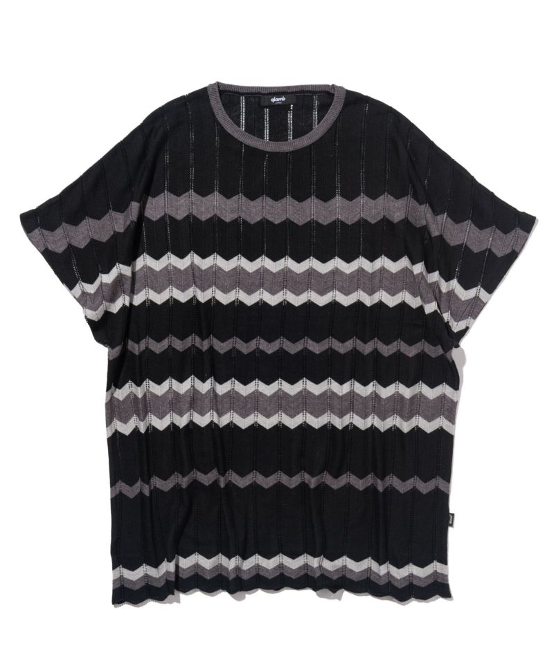 GB0222/KNT01 : Greck Border Knit/グレックボーダーニット