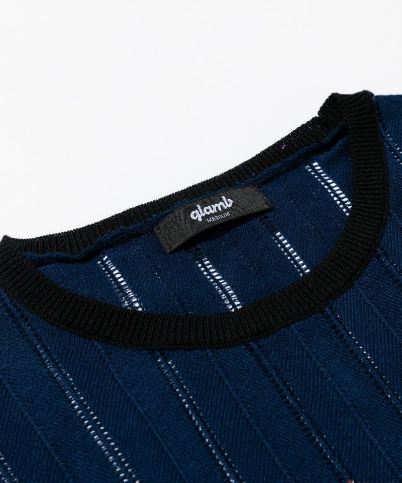 GB0222/KNT01 : Greck Border Knit/グレックボーダーニット