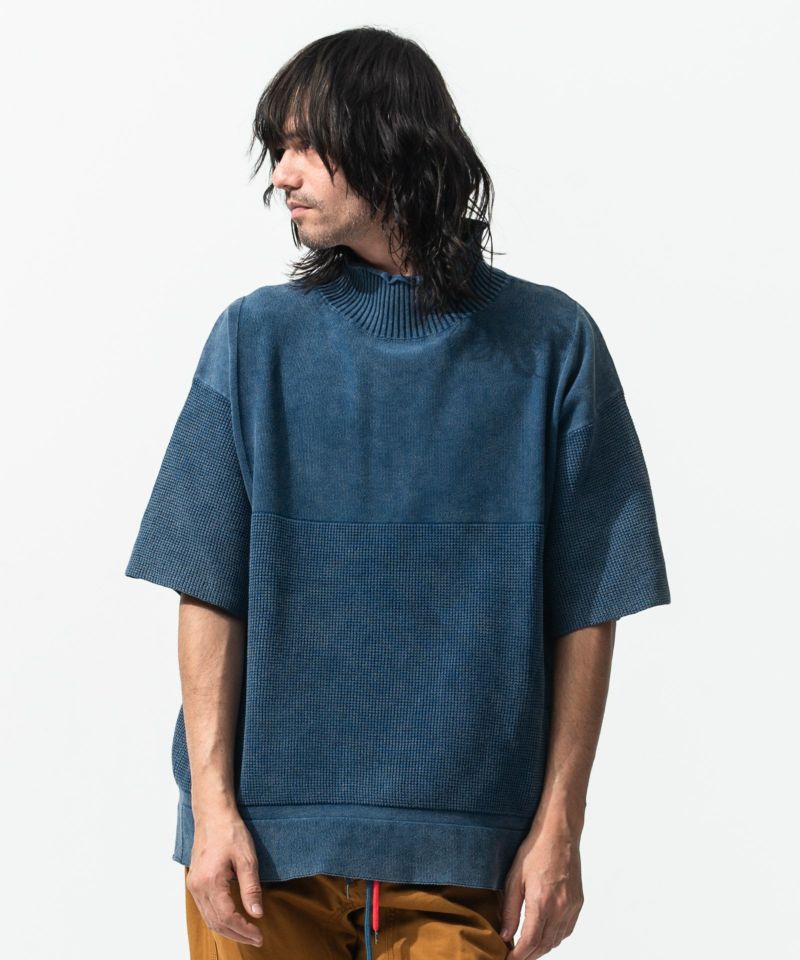 GB0222/KNT03 : High Neck Washed Knit/ハイネックウォッシュニット