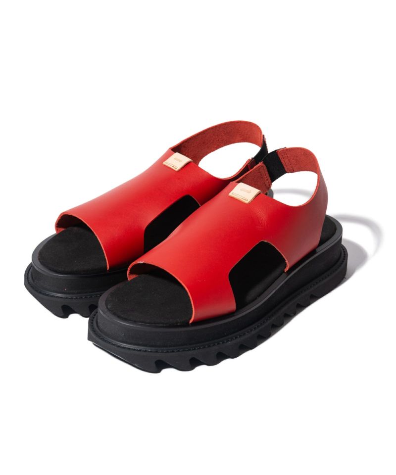 GB0222/AC01 : Shark Sole Leather Sandals/シャークソールレザーサンダル