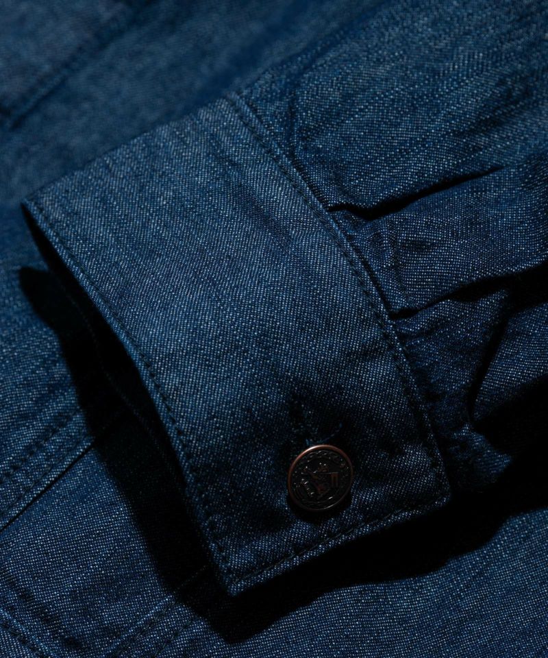 GB0322/SH05 : 4XL Denim SH/フォーエックスエルデニムシャツ